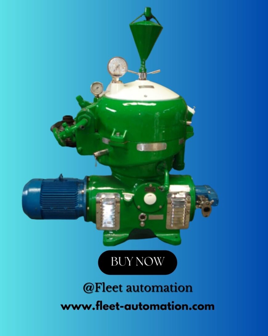 Gea Westfalia Osb30 Separator Fleet Automation