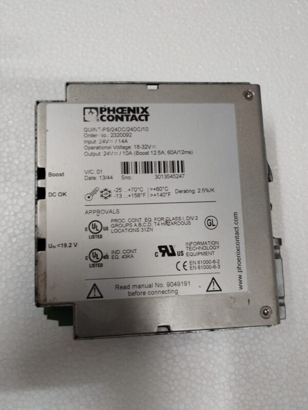 PHONIX CONTACT QUINT-PS.24DC.24DC.10 SIDE